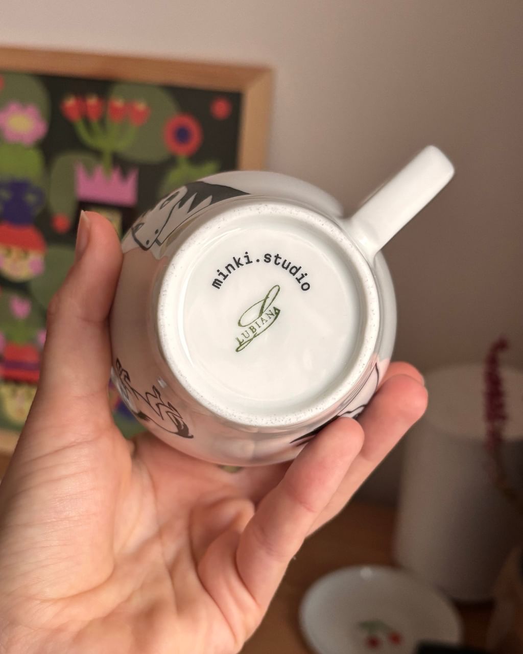 Duża filiżanka z koniem