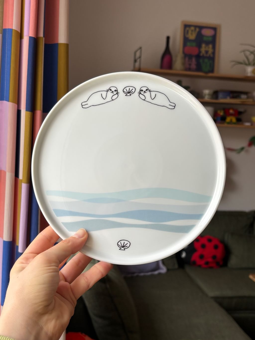 [REZERWACJA] zestaw 2 talerze z foczkami