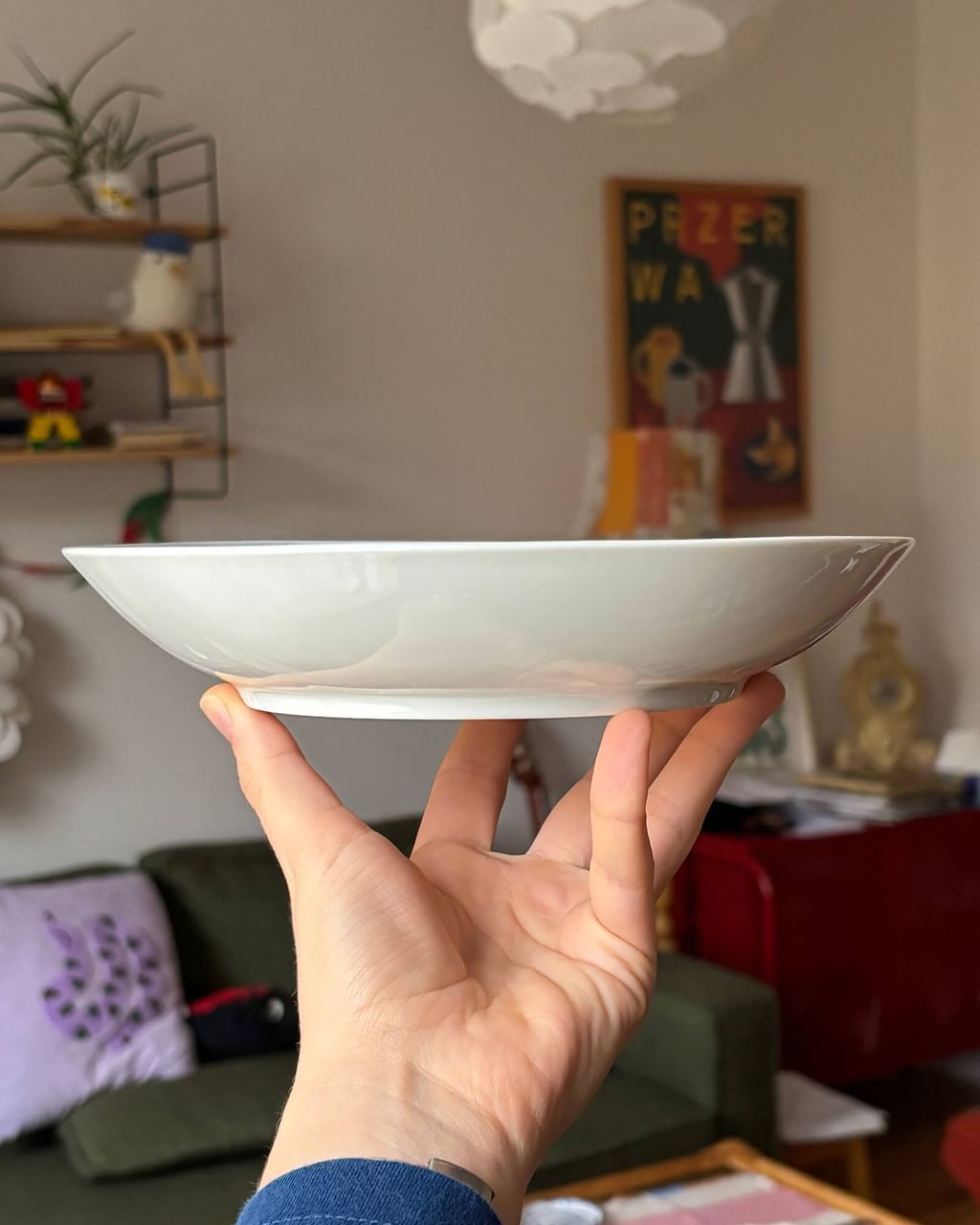 Talerz głęboki z grzybkami