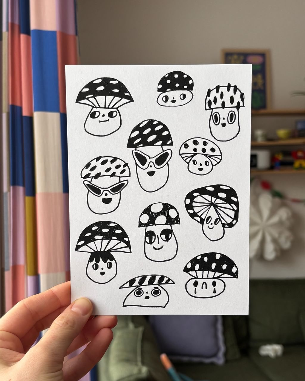 Pocztówka Muchomorki