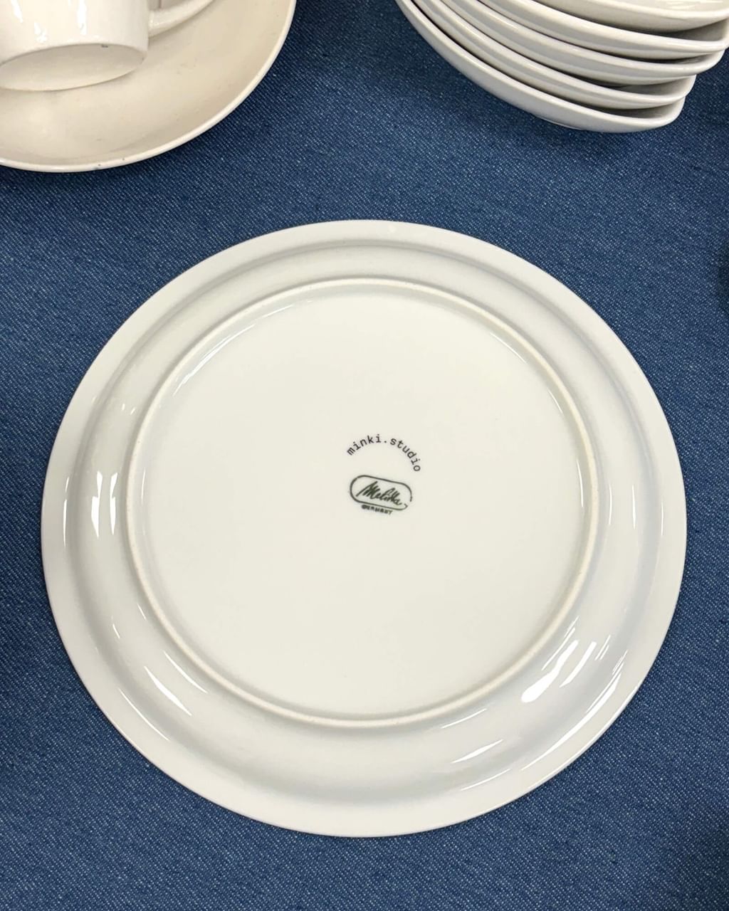 Talerz z misiem – brązowy