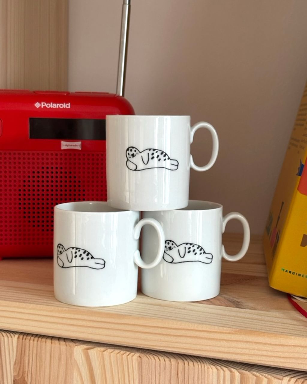 Filiżanka do espresso z foczką