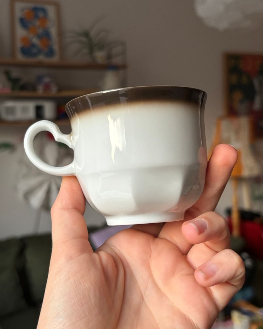 Filiżanka z kowbojką  + spodek II