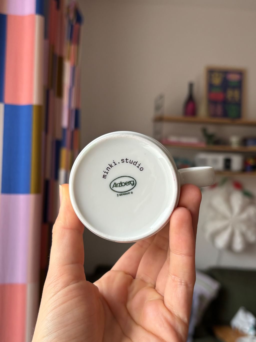 Filiżanka z kowbojką + spodek czarny rancik