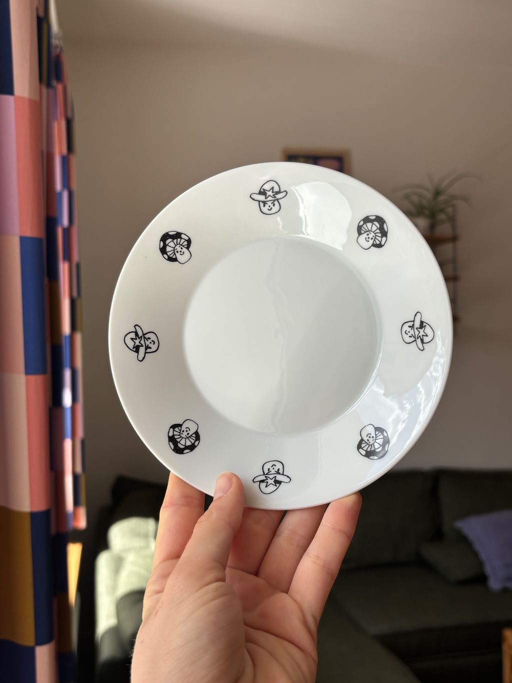 Talerzyk z grzybkami