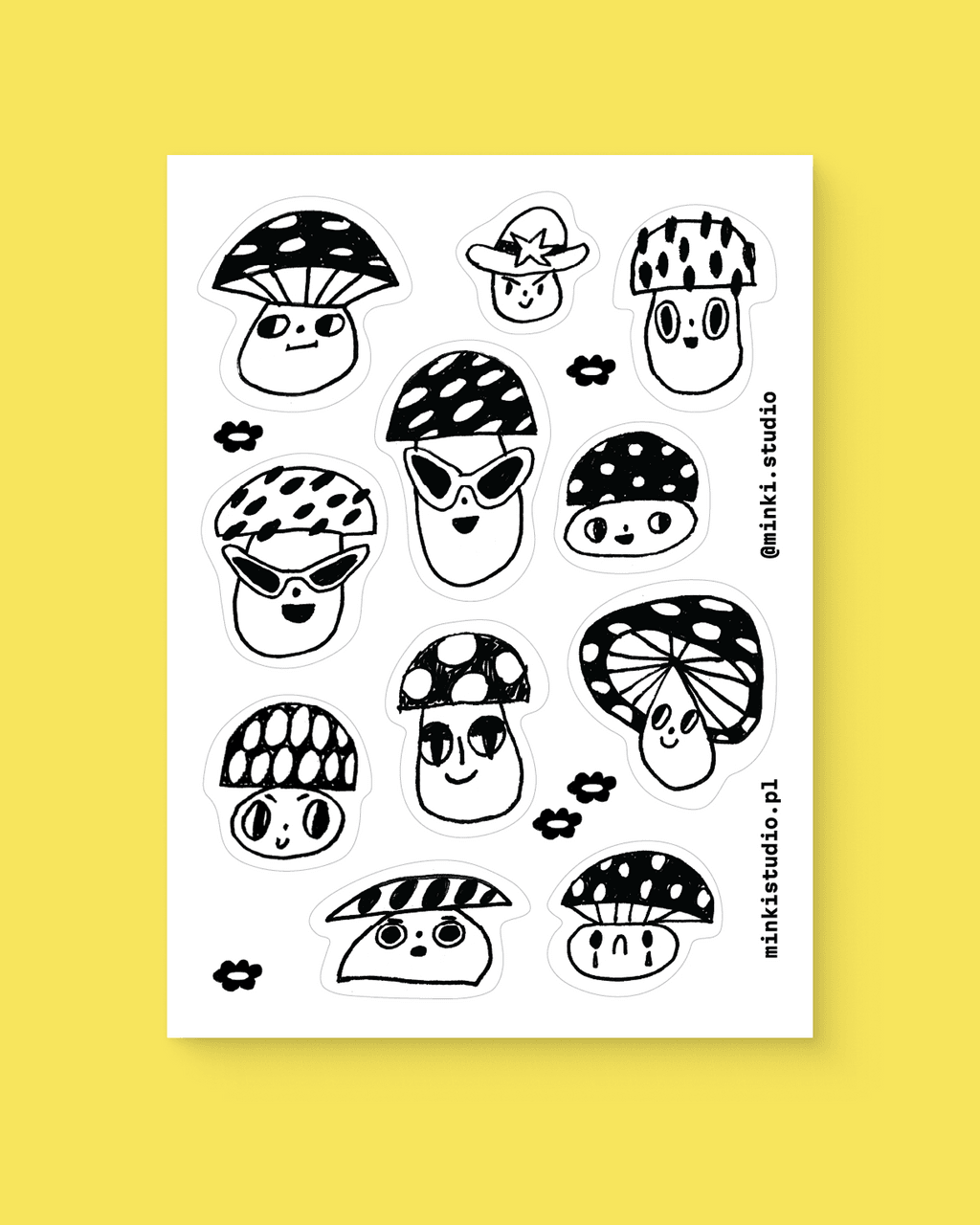 Naklejki grzybki
