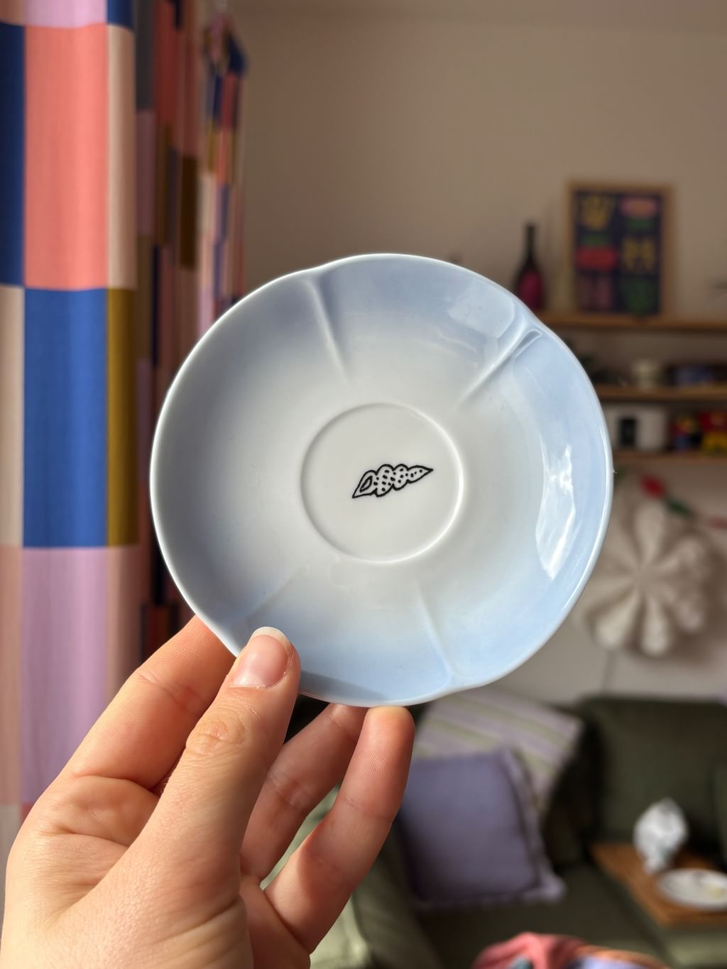 Filiżanka do espresso z foczką – błękitna