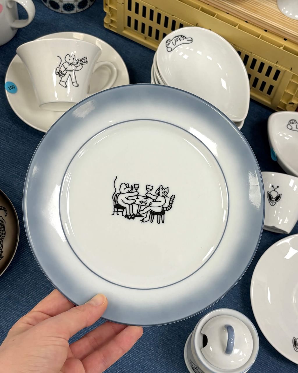 Talerz śniadaniowy z imprezką