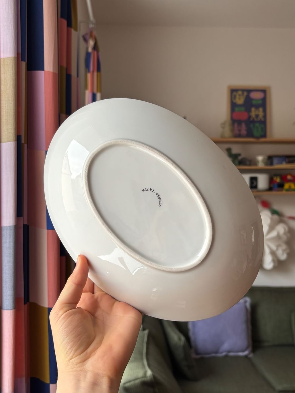 Duża misa z grzybkami 