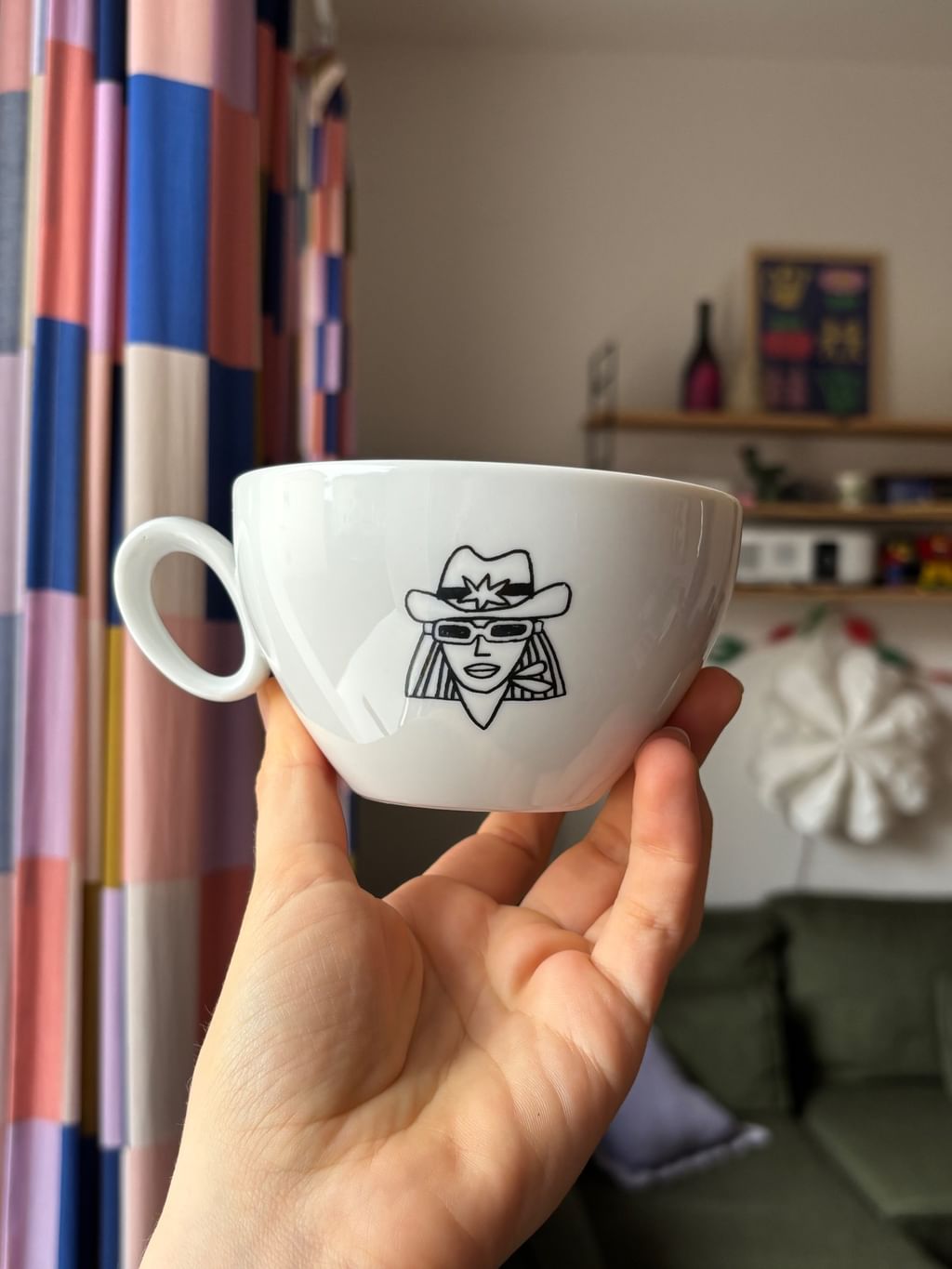 Kubek z końmi i kowbojką 300 ml III