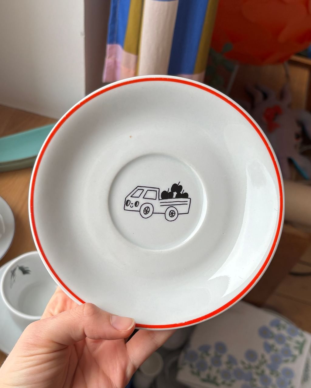 Talerzyk z autkiem deserowy