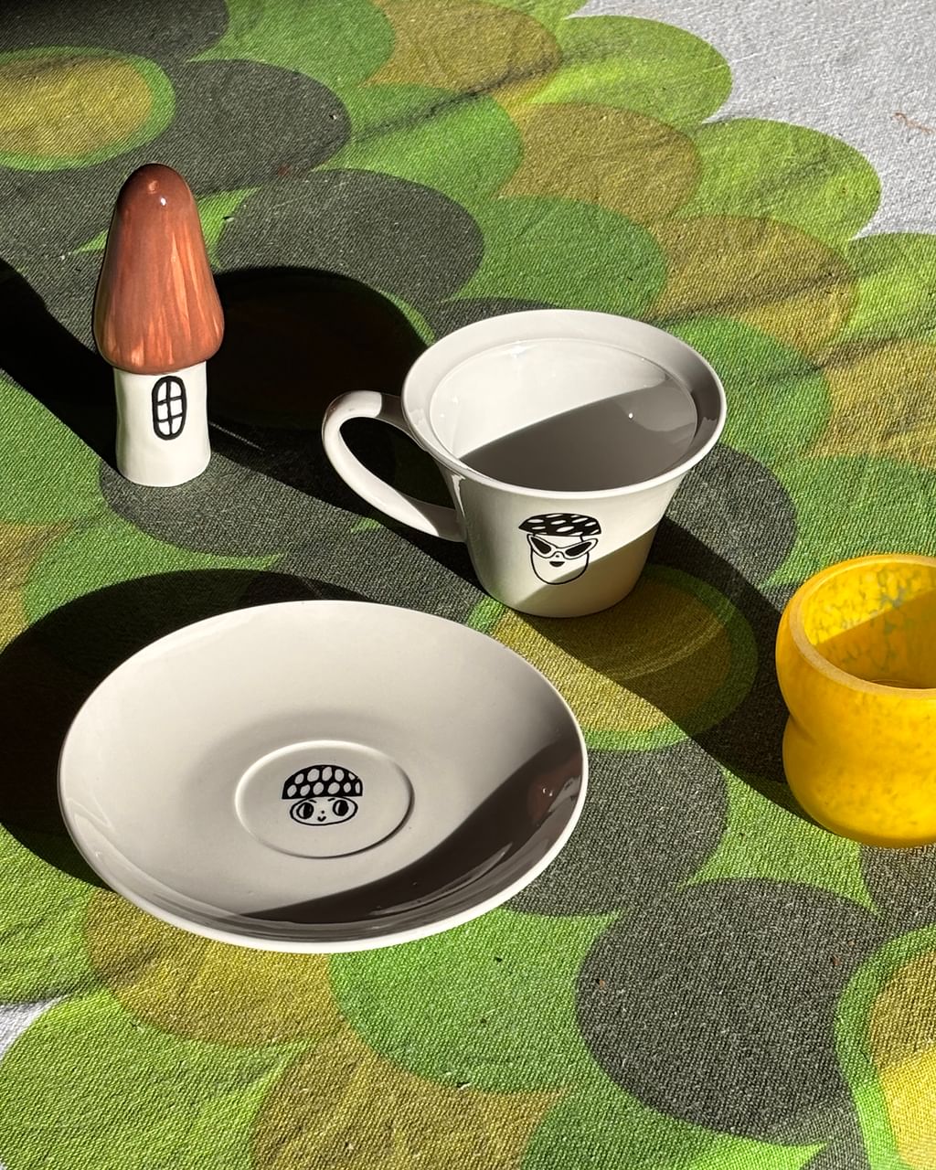 Filiżanka z grzybkami + spodek II