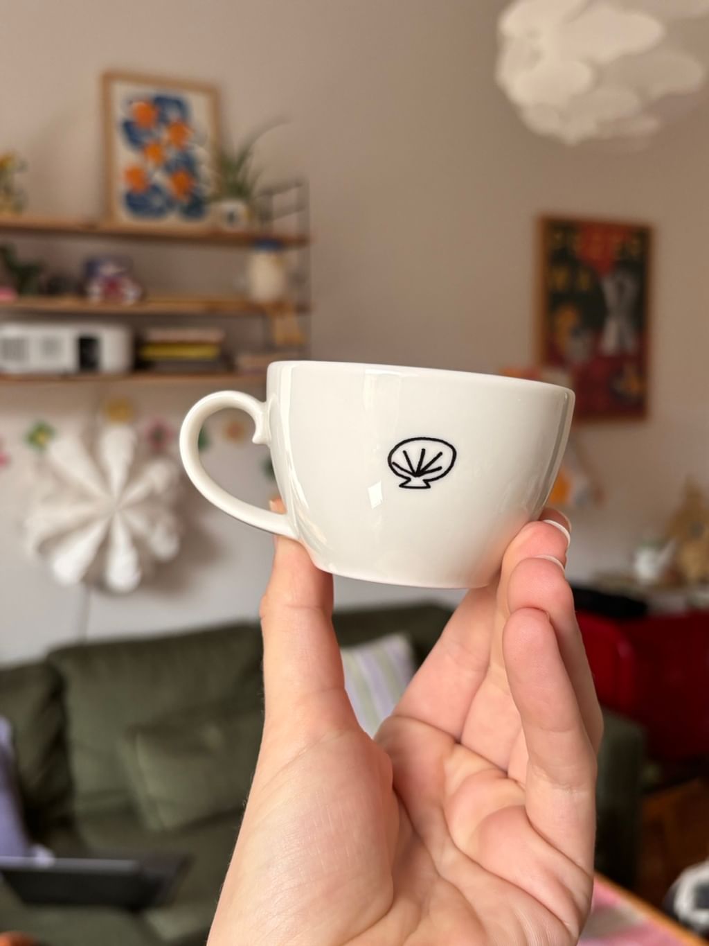 Komplecik 2 filiżanki statek i rybka