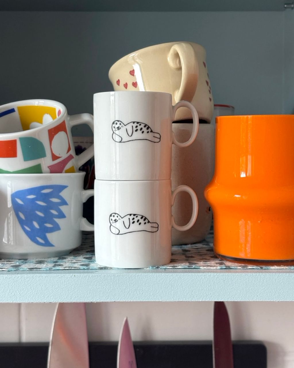 Filiżanka do espresso z foczką