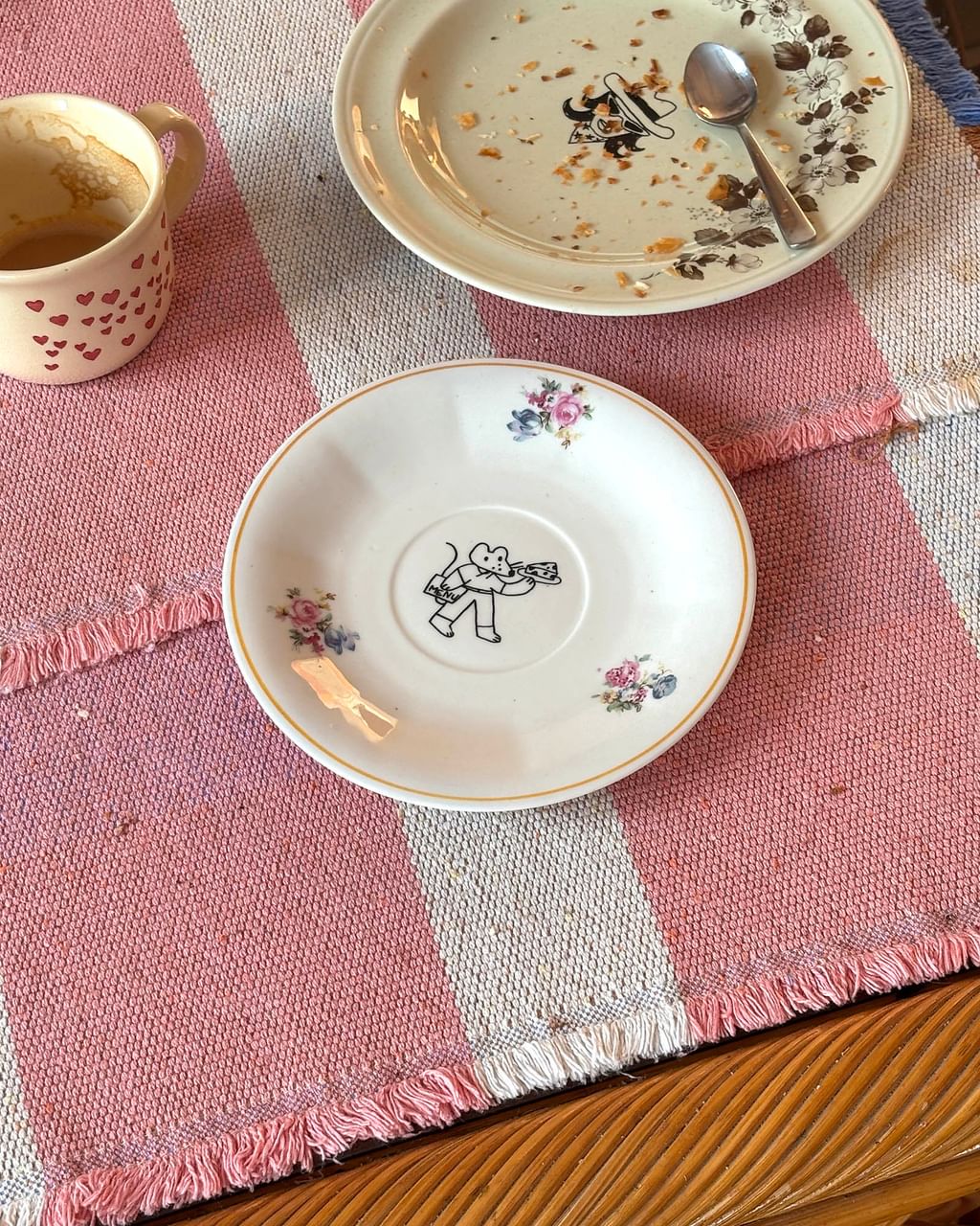 Talerzyk z myszką i serkiem