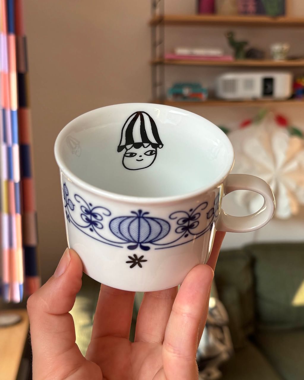 Kubeczek z grzybkiem w środku