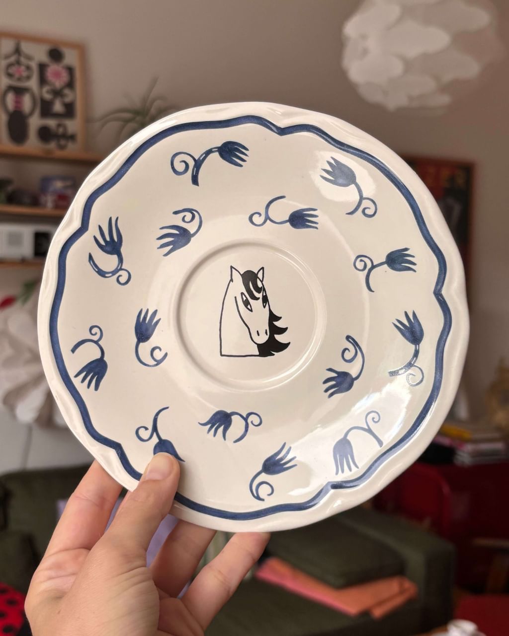 Talerz z koniem II