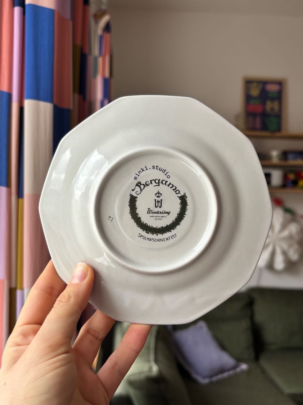 Filiżanka z kowbojką + spodek