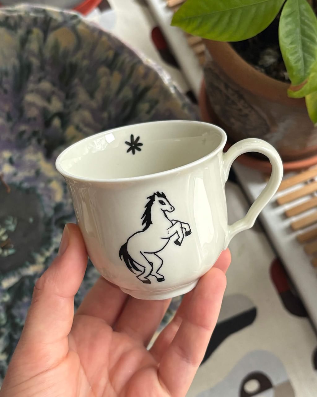 Filiżanka z koniem