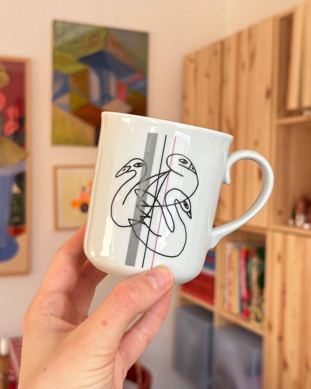 Kubek z łabędziem [OUTLET]