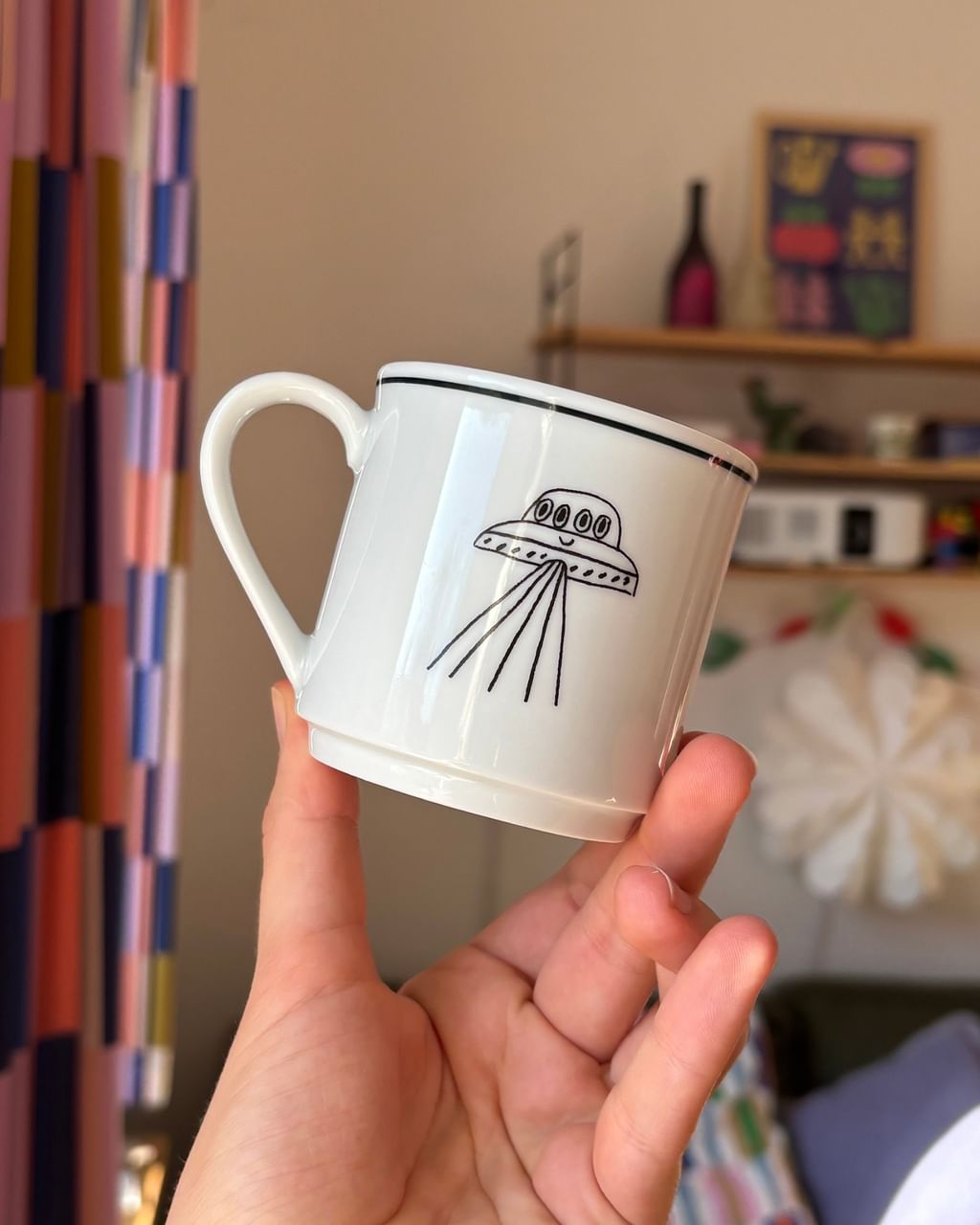 Kubeczek planety i ufo