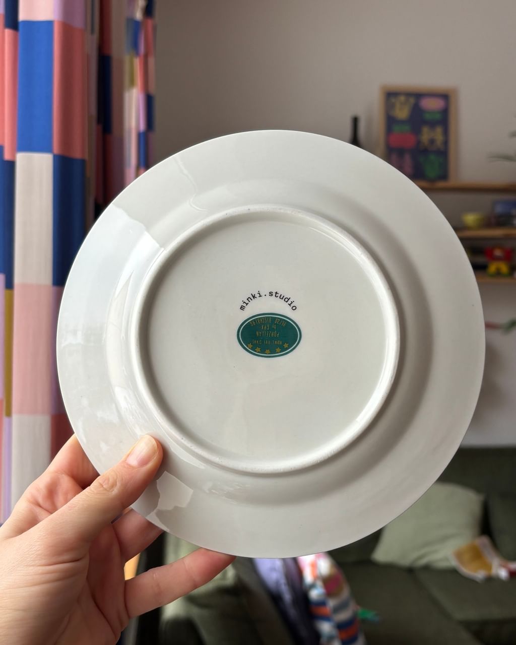 Talerzyk z autkiem i zwierzakami