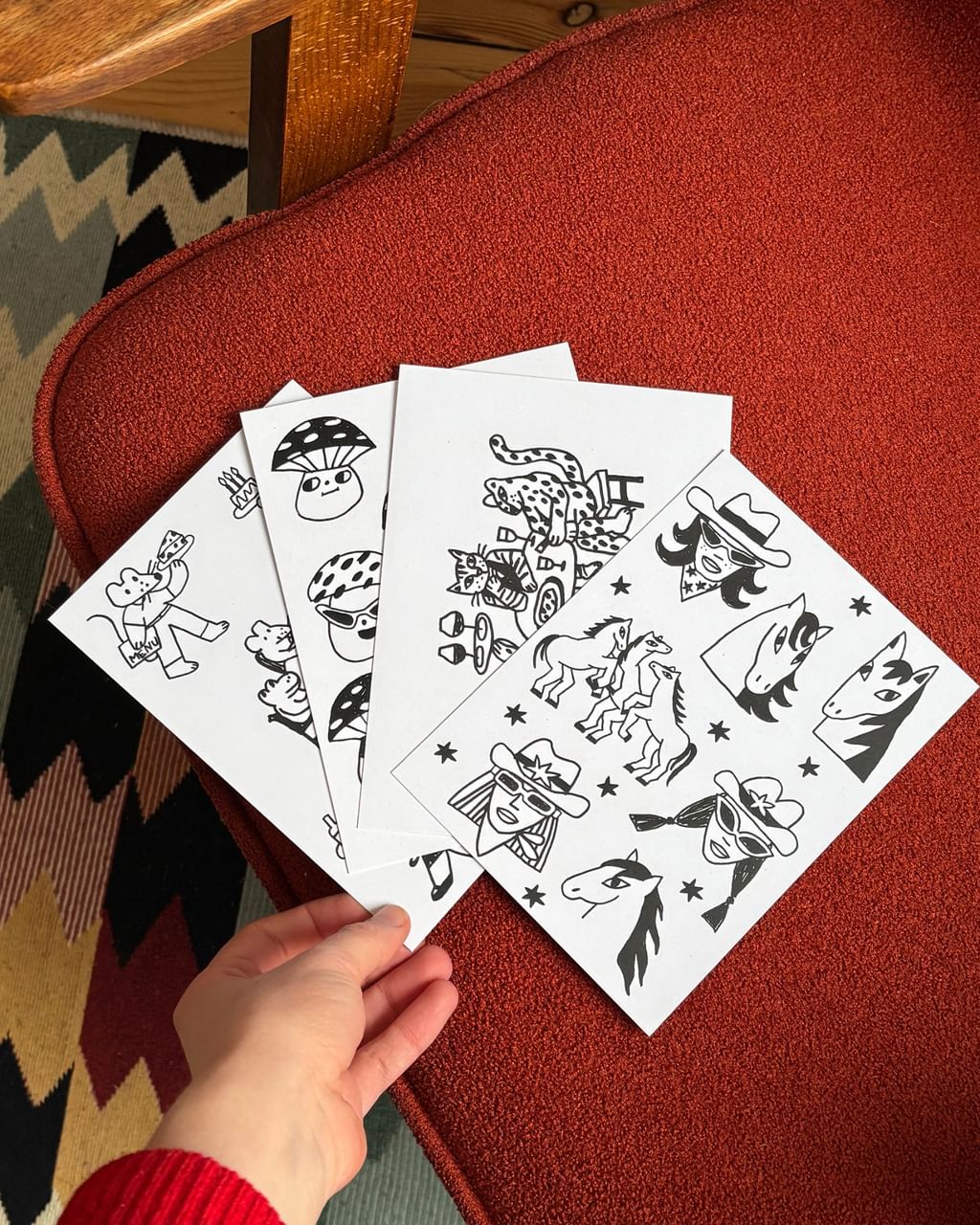 Pocztówka Muchomorki