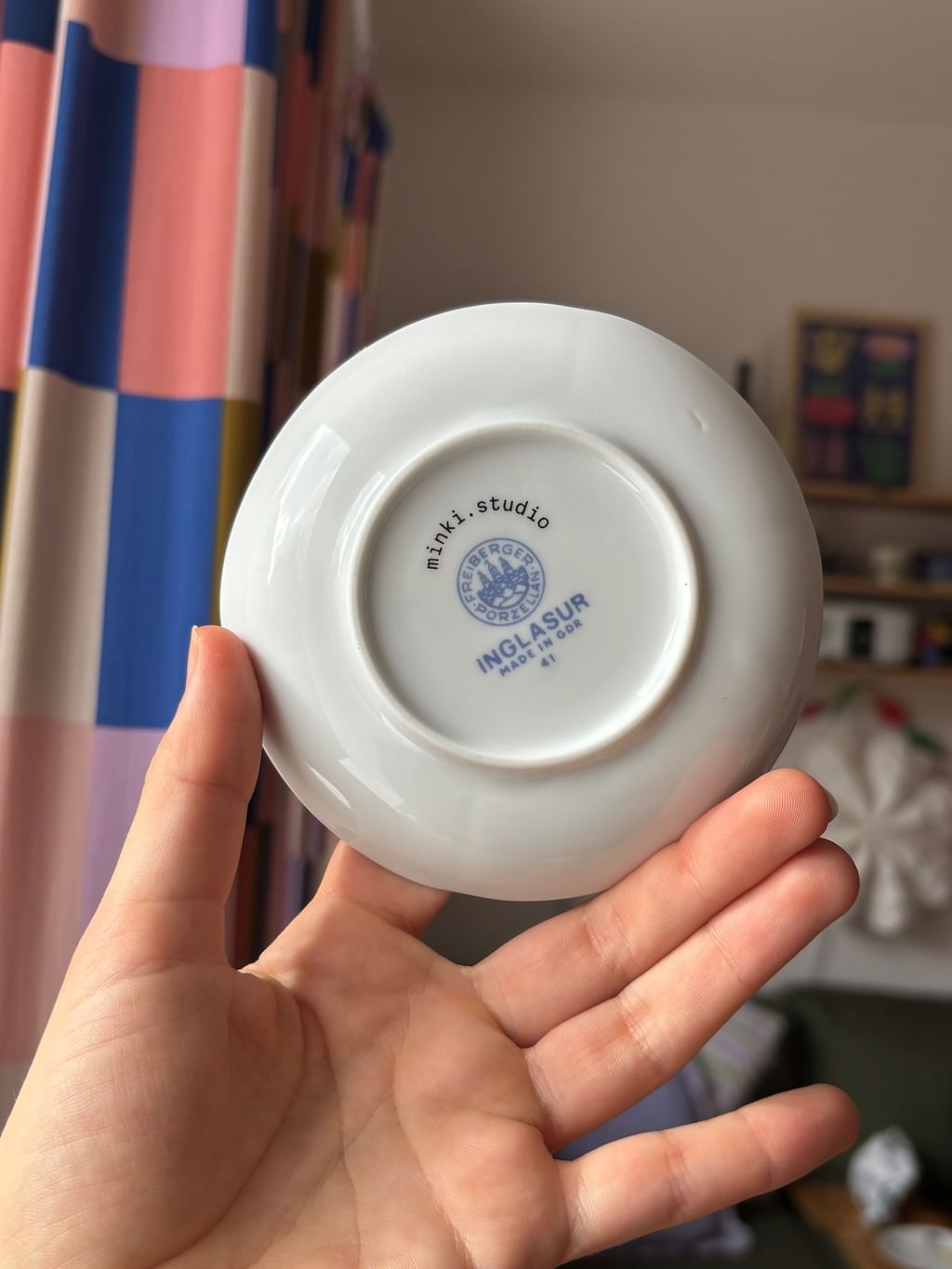 Filiżanka do espresso z foczką – błękitna