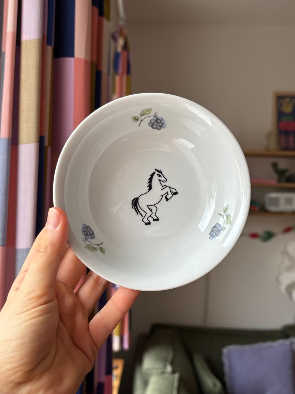 Zestaw 3 miseczki z końmi