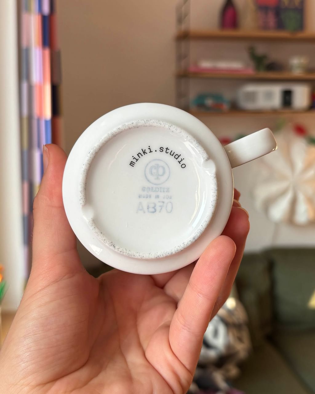 Kubeczek z grzybkiem w środku