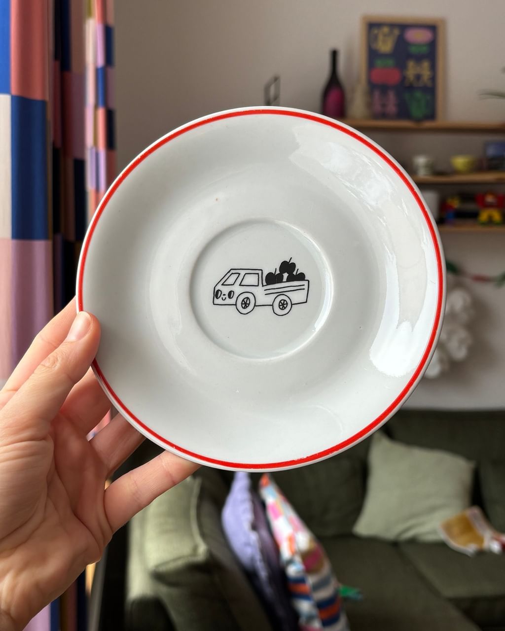 Talerzyk z autkiem deserowy