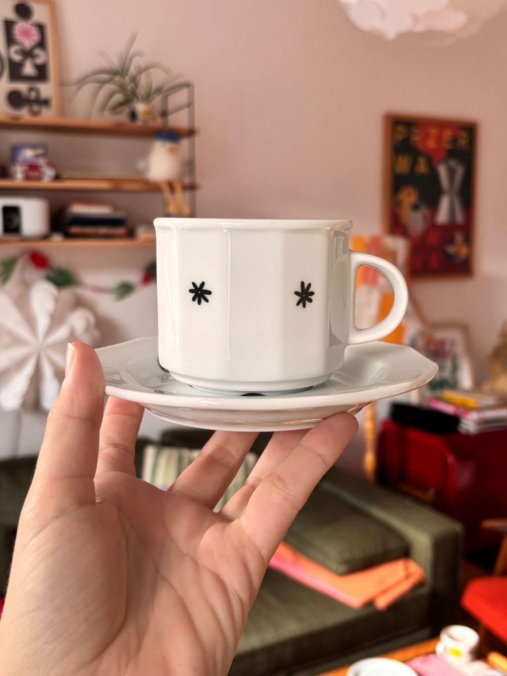 Filiżanka z tygrysem + spodek