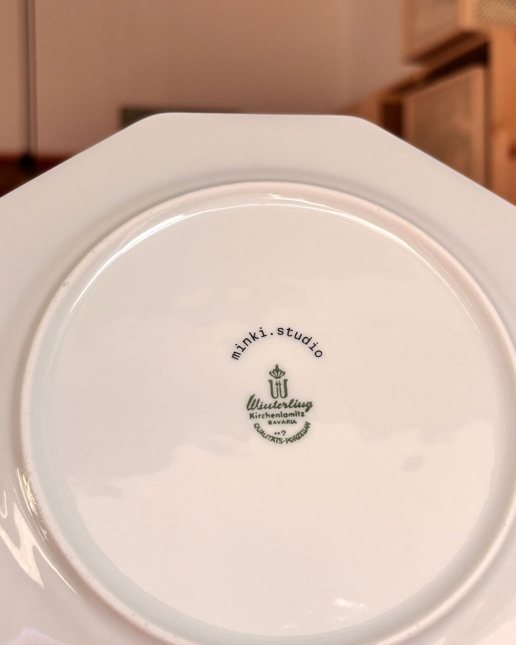 Talerz z grzybowym domkiem