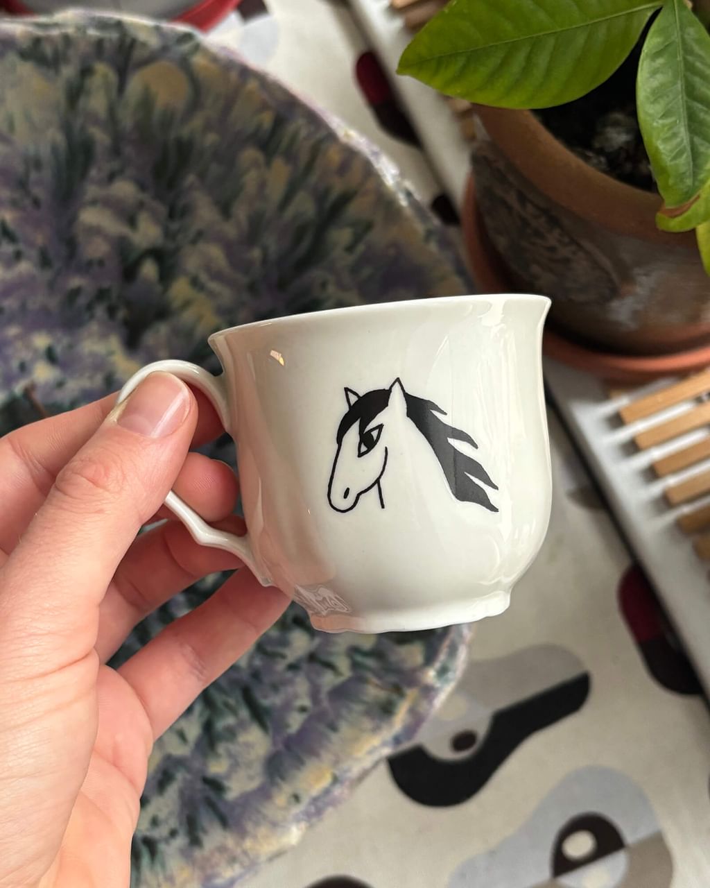 Filiżanka z koniem