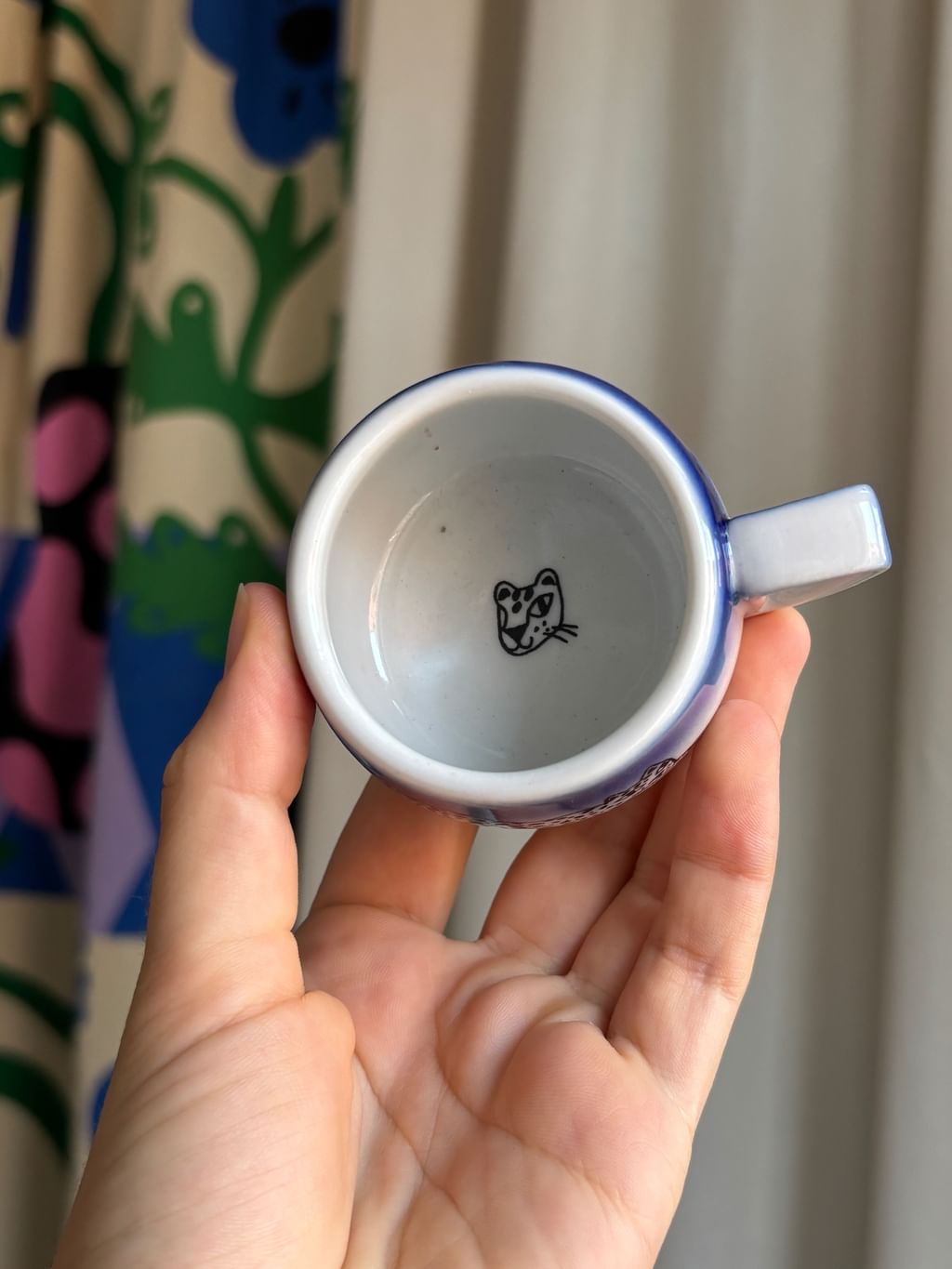 Zestaw do espresso z panterą dla 2 osób