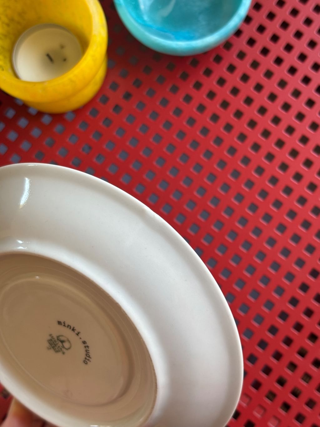 [outlet] talerzyk z żabką i truskawkami