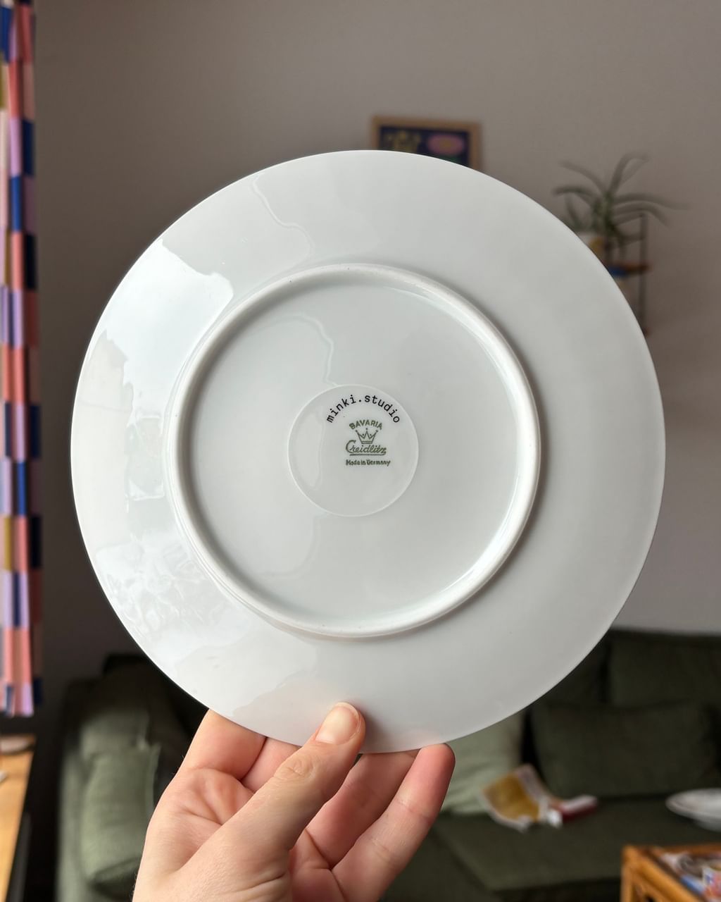 Talerz z końmi vintage