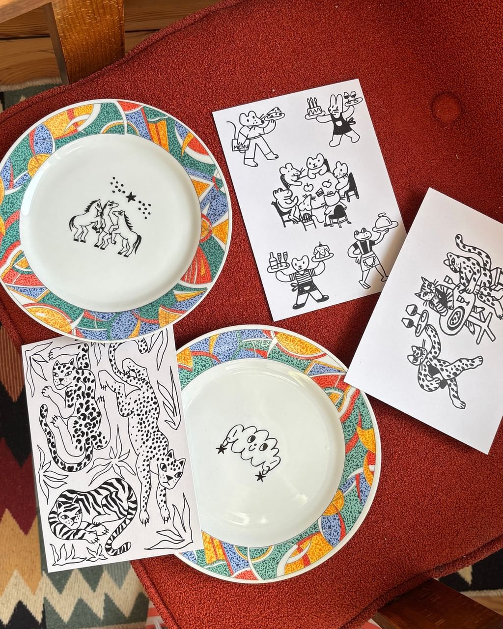 Pocztówka Dzikie Koty