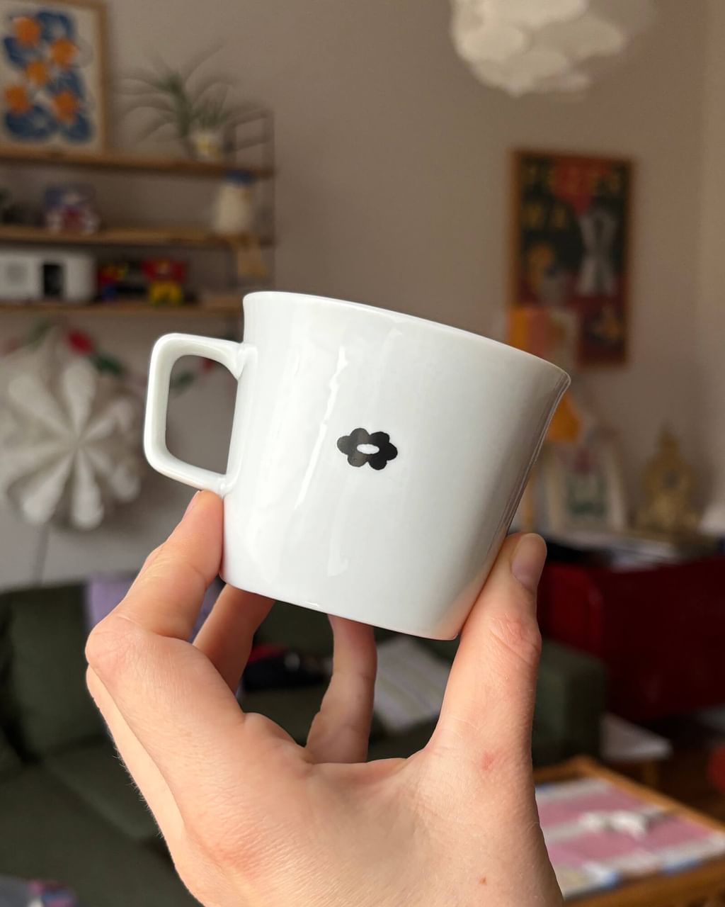 Filiżanka z łabędziem