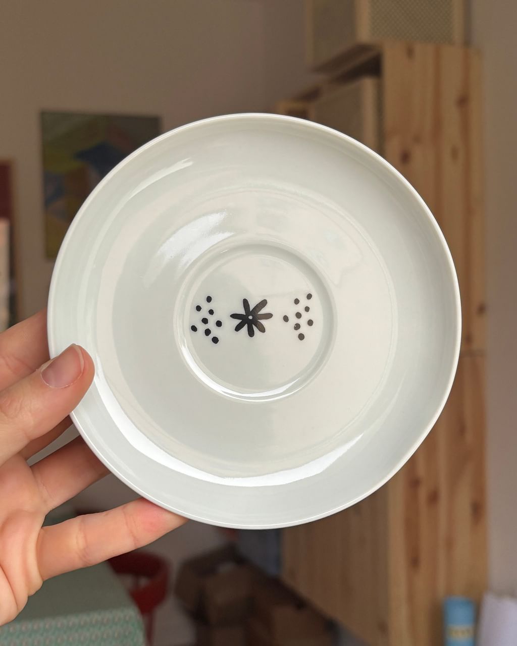 Filiżanka + spodek z UFO