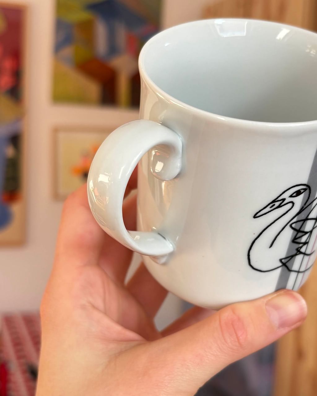 Kubek z łabędziem [OUTLET]