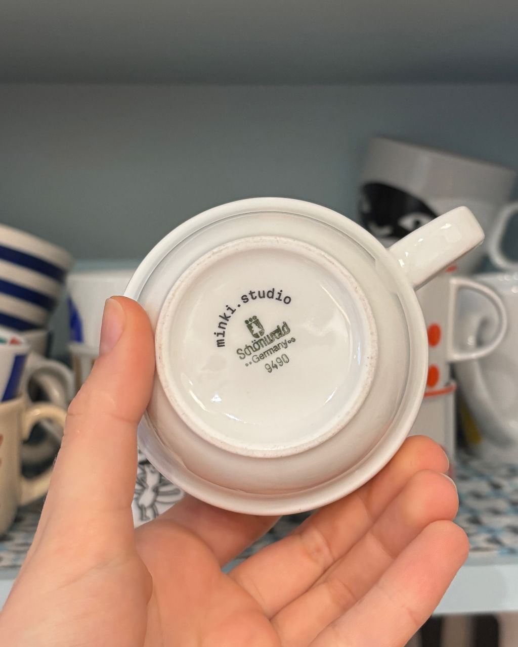 Zestaw 2 filiżanki z motylkiem