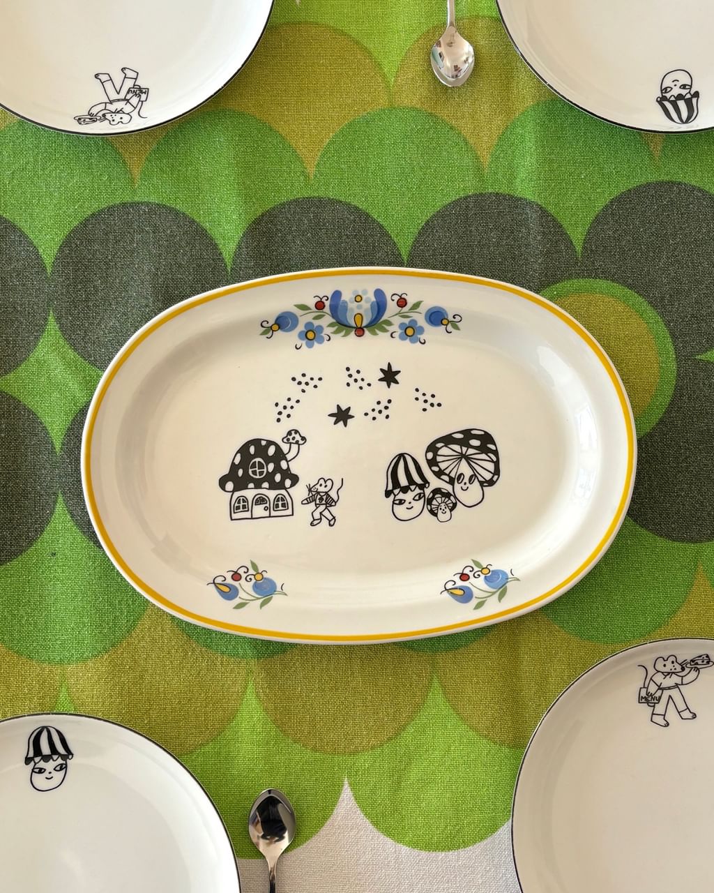 Półmisek z grzybkami - kaszubski