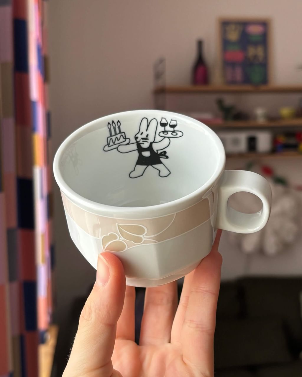 Filiżanka z króliczkiem + spodek 