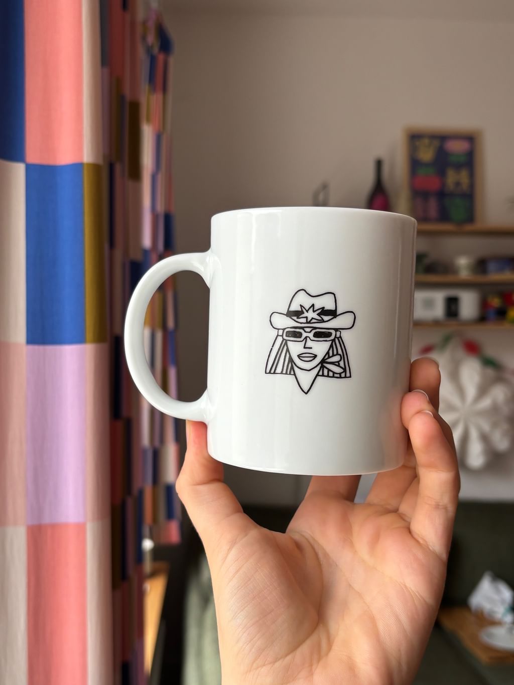 Kubek z końmi i kowbojką 300 ml