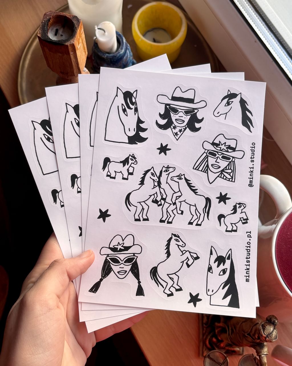 Naklejki konie
