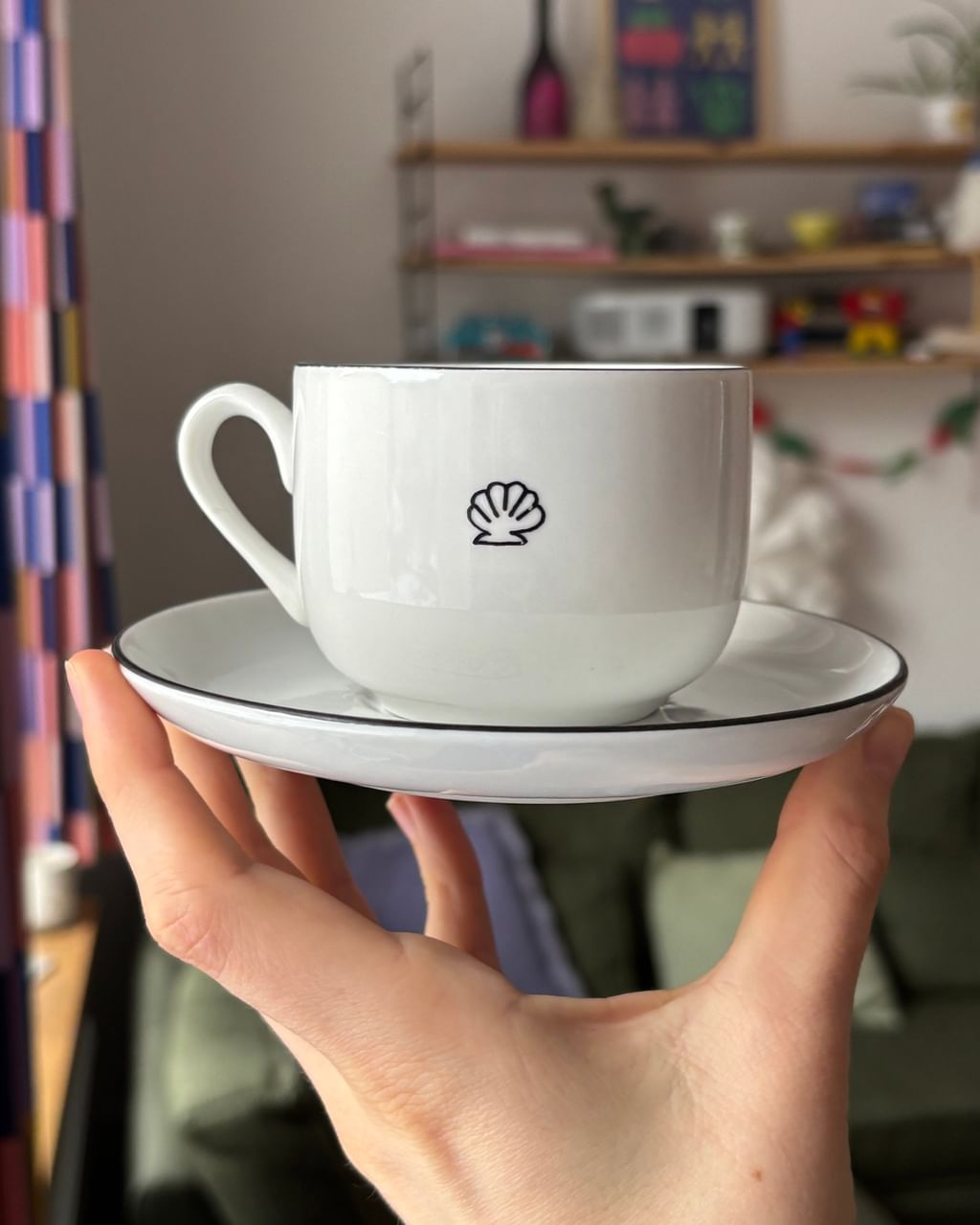 Filiżanka z foczką + spodek II