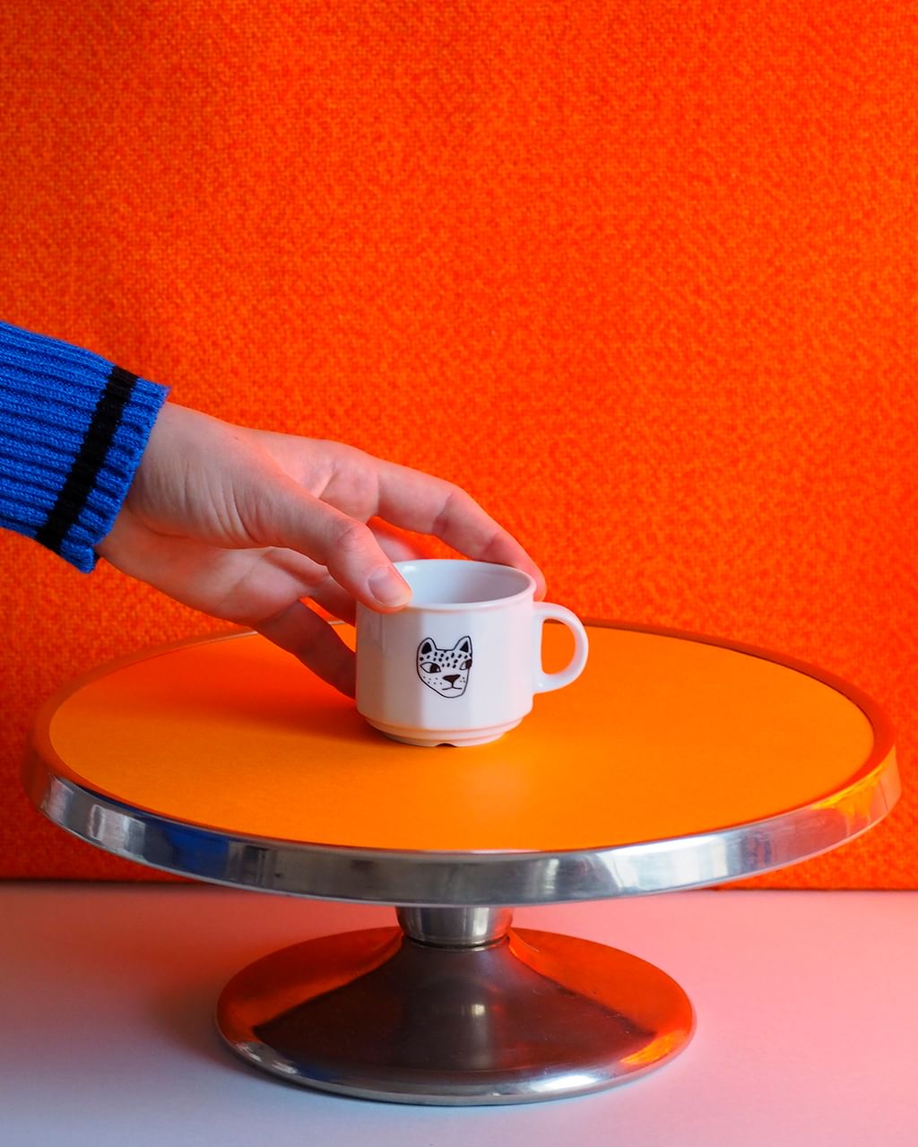 Filiżanka na espresso z panterą