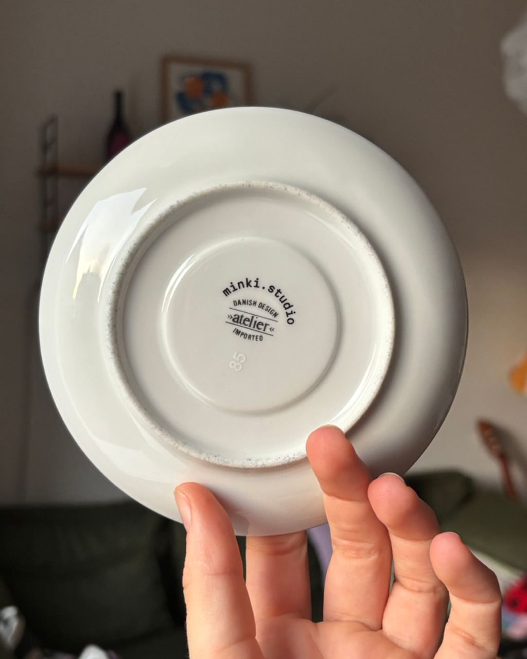 Filiżanka + spodek ze stateczkiem