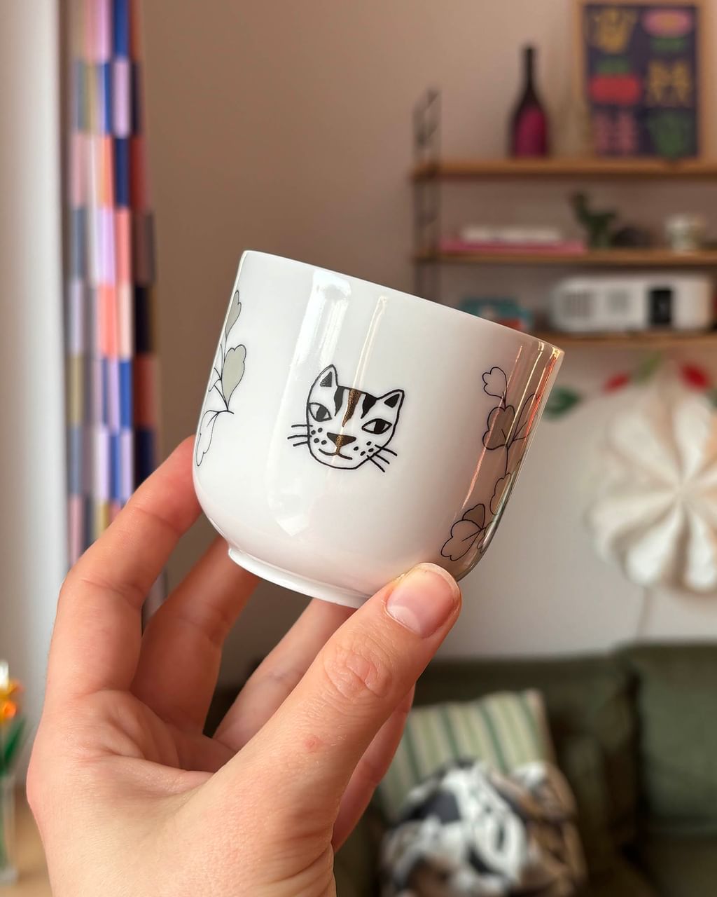 Filiżanka z tygrysem